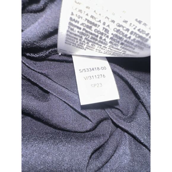 NWT Athleta Cool Down Black Long Sleeve Modal Drawstring Yoga Top Size Medium M - Picture 7 of 13